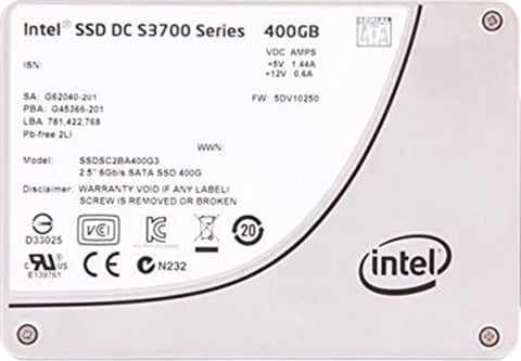Intel SSD DC S3700 400GB SATA 1.8